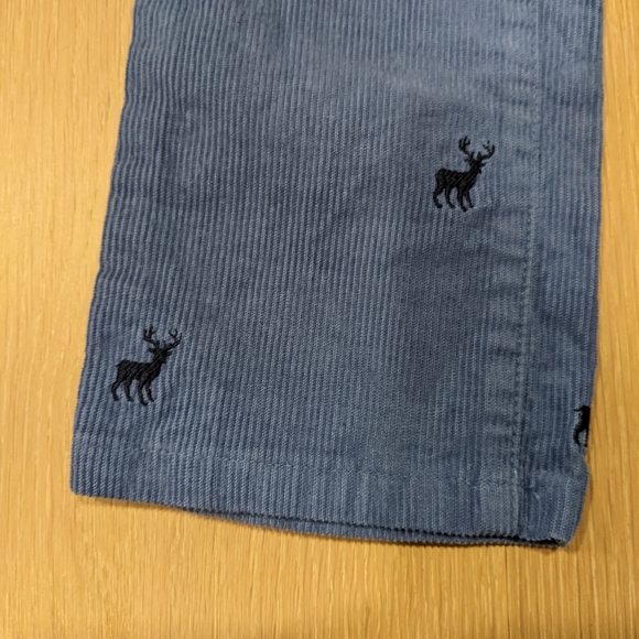 Corduroy pants with deer embroidery - Picture 6 of 6